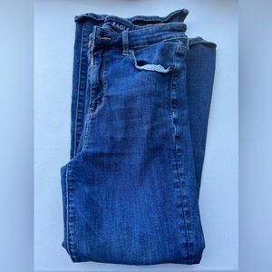 American eagle, flare pant, med/dark wash